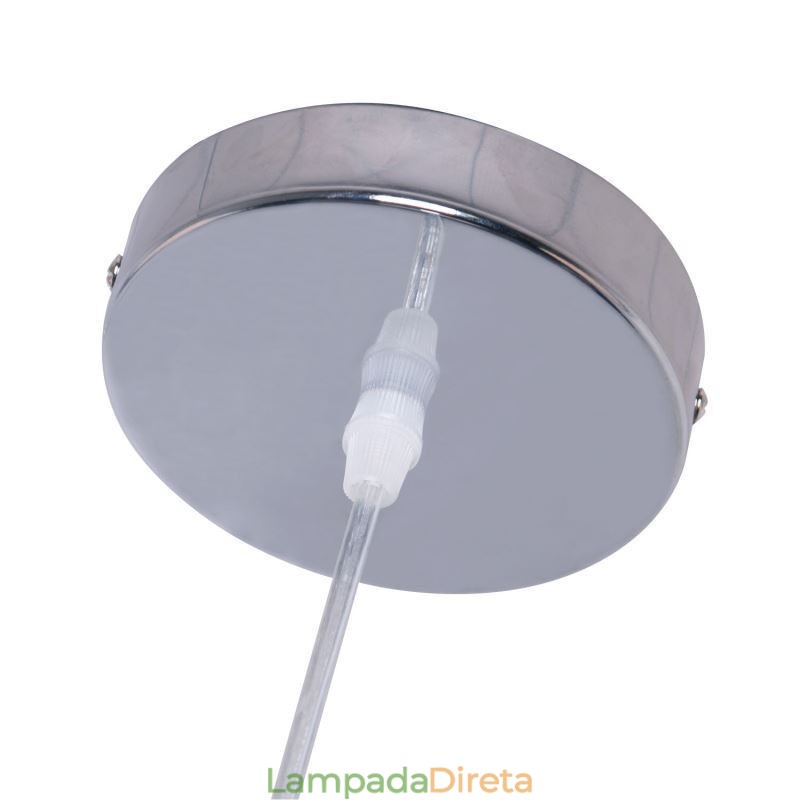 Luminária pendente de vidro clássica, lâmpada de chifre de madeira, iluminação criativa