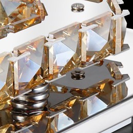 Montagem embutida de metal galvanizado contemporâneo moderno