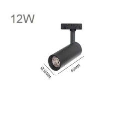 Sistema de iluminação de trilho circular Luminária de trilho embutida magnética 120 cm