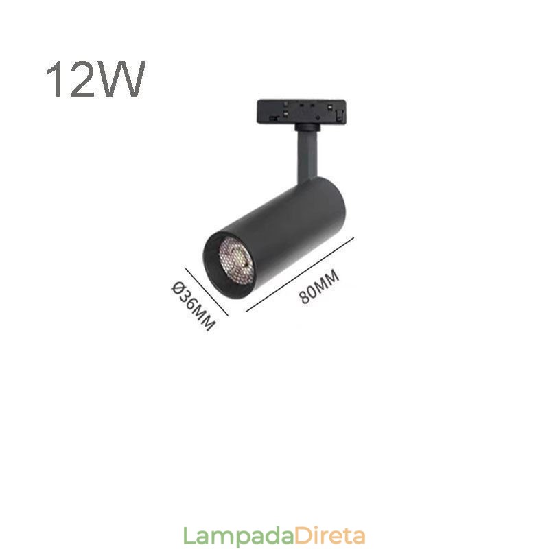 Sistema de iluminação de trilho circular Luminária de trilho embutida magnética 120 cm