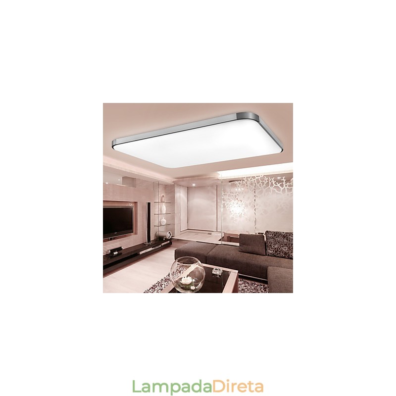 Luminária de mesa embutida moderna de alumínio retangular em formato de iPhone 5 com luz ajustável