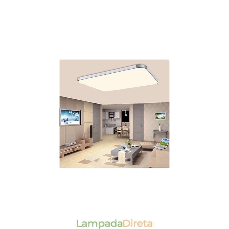 Luminária de mesa embutida moderna de alumínio retangular em formato de iPhone 5 com luz ajustável