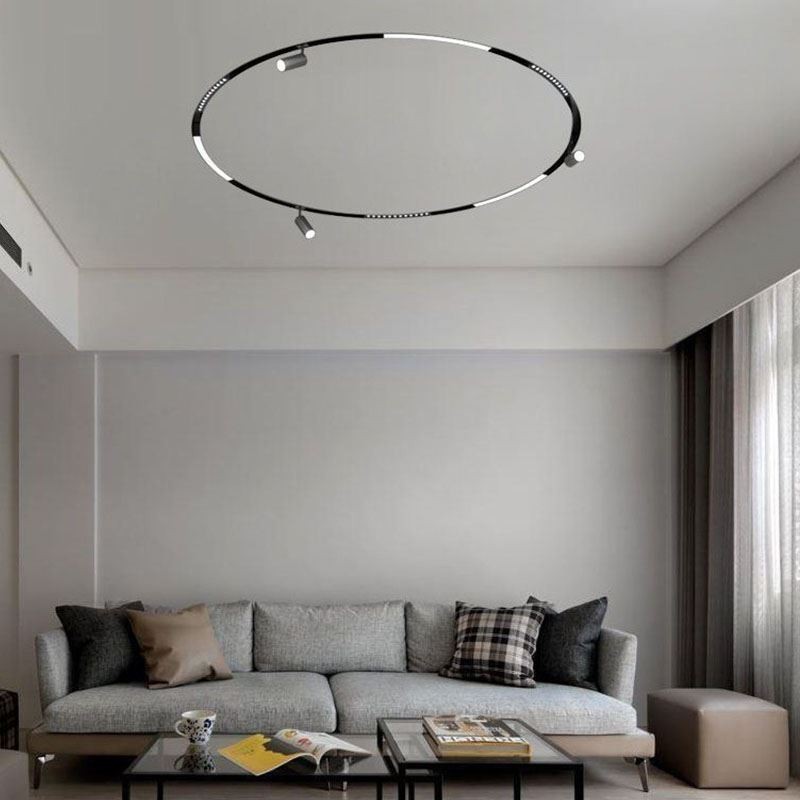 Track Linear Light Magnetic Recessed Spotlight Holofote