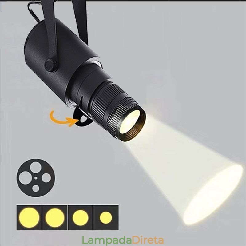 Spot Light Stage KTV Teto Spotlight 4 Níveis de Ajuste de Abertura
