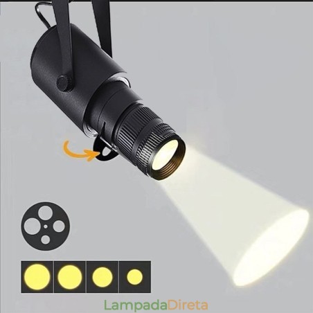 Spot Light Stage KTV Teto Spotlight 4 Níveis de Ajuste de Abertura Spot Light Stage KTV Teto Spotlight 4 Níveis de Ajuste de Abertura