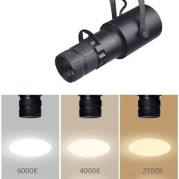 Spot Light Stage KTV Teto Spotlight 4 Níveis de Ajuste de Abertura
