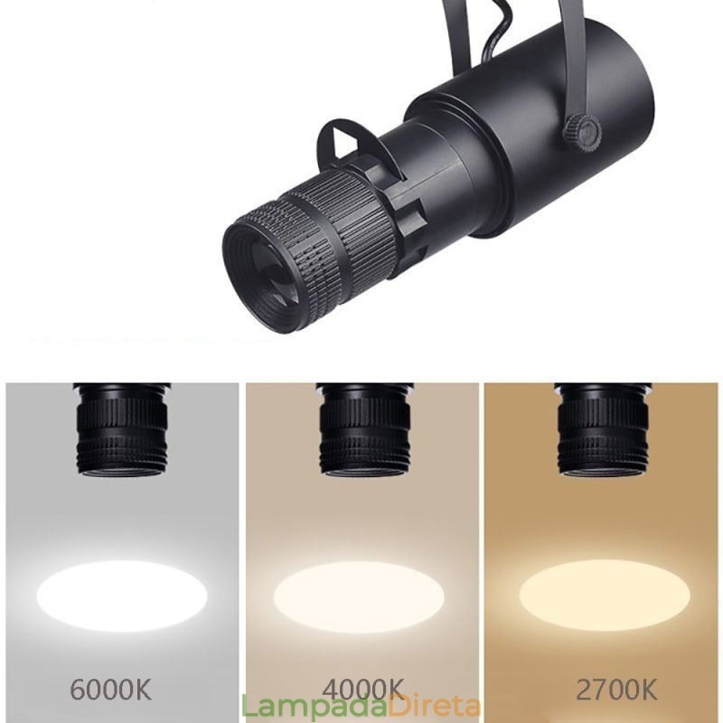 Spot Light Stage KTV Teto Spotlight 4 Níveis de Ajuste de Abertura