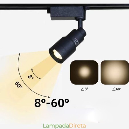 Track Spotlight Iluminação de realce com foco livre Track Spotlight Iluminação de realce com foco livre