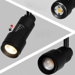 Track Spotlight Iluminação de realce com foco livre