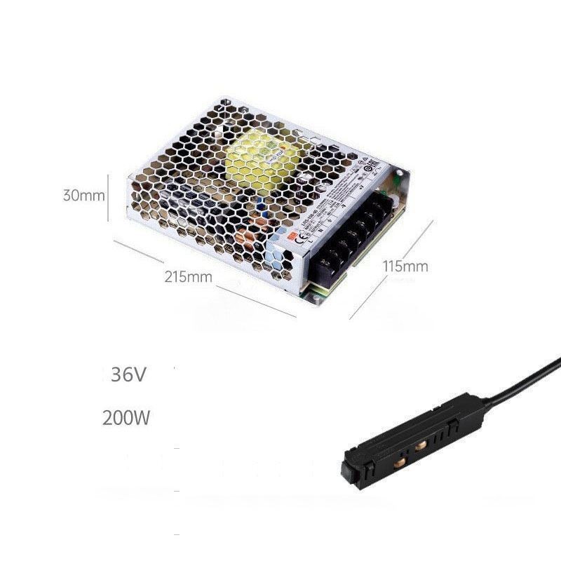Luminária de trilho magnético embutida Spotlight Luz decorativa 3M 36V