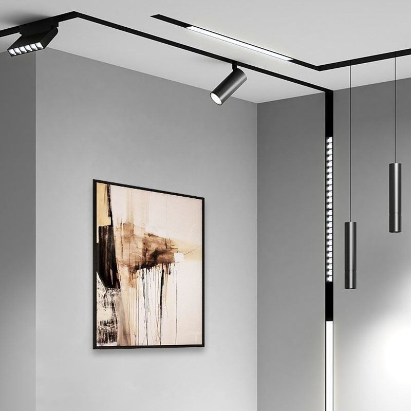 Luminária pendente de trilho Luminária pendente magnética embutida Spotlight 36V