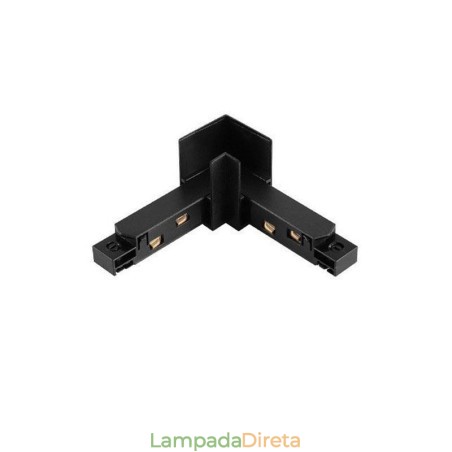Acessórios de iluminação de trilho magnético Conexão de canto de trilho de trilho embutido Acessórios de iluminação de trilho magnético Conexão de canto de trilho de trilho embutido