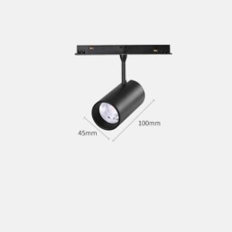 Spotlight embutido trilho magnético luz decorativa 6M 36V