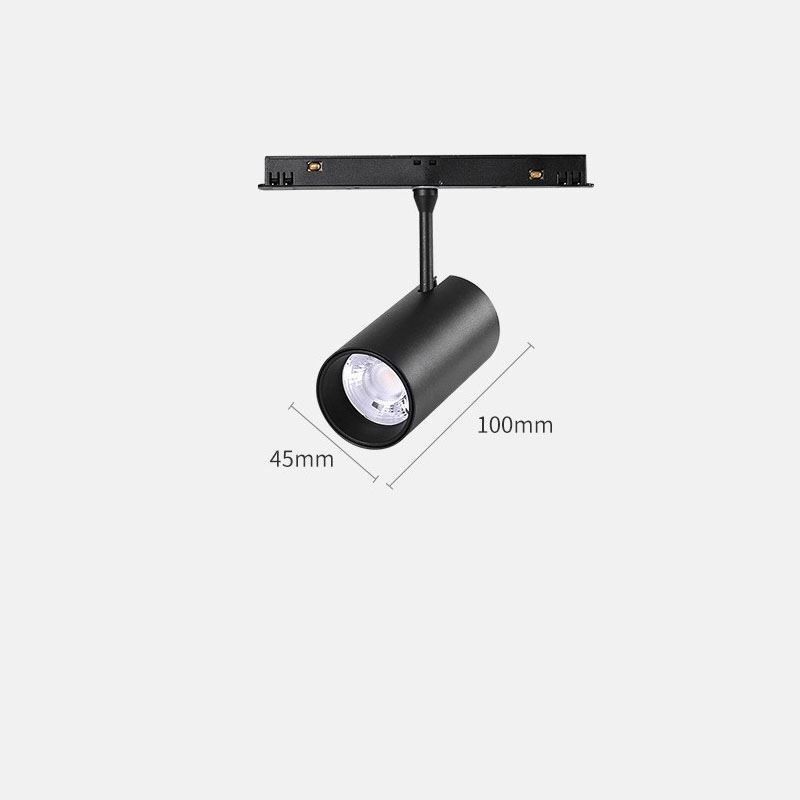 Luz de trilho magnética embutida holofote luz decorativa 6m*2