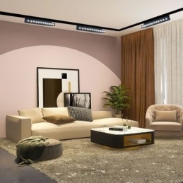 Holofote de grade de trilho embutido Holofote de faixa de trilho Holofote de grade dobrável magnética 36V