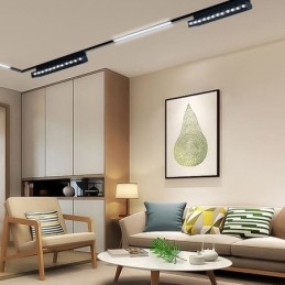 Holofote de grade de trilho embutido Holofote de faixa de trilho Holofote de grade dobrável magnética 36V