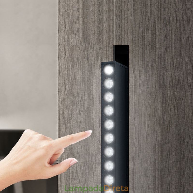 Holofote de grade de trilho embutido Holofote de faixa de trilho Holofote de grade dobrável magnética 36V