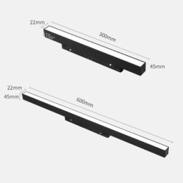 Track Linear Light Recesso Magnético Holofote 36V