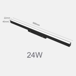 Track Linear Light Recesso Magnético Holofote 36V