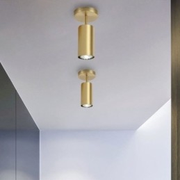 Luminária de teto embutida em latão nórdico