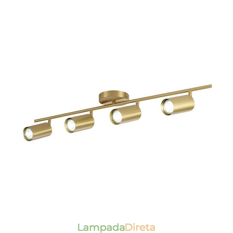 Luminária de teto embutida em latão nórdico