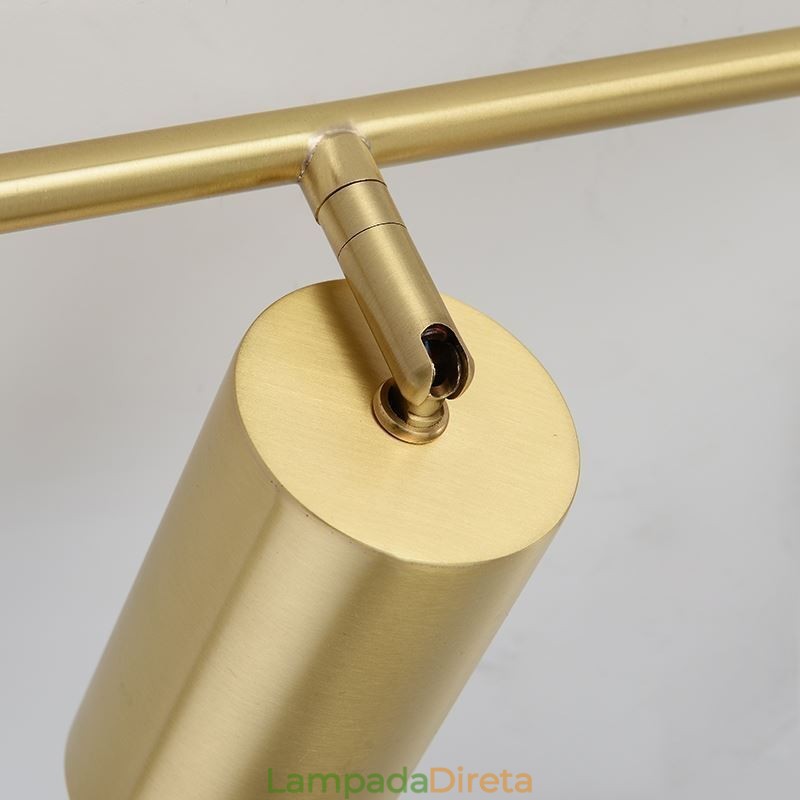 Luminária de teto embutida em latão nórdico