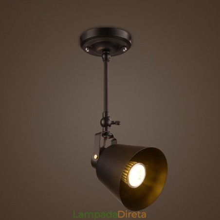 Luminária de teto rústica de ferro estilo country vintage Luminária de teto rústica de ferro estilo country vintage
