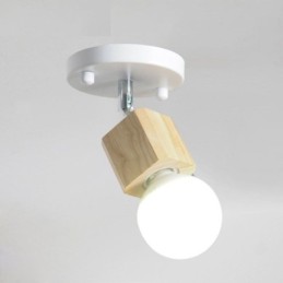 Mini holofote simples moderno luz de teto branca (luz única)