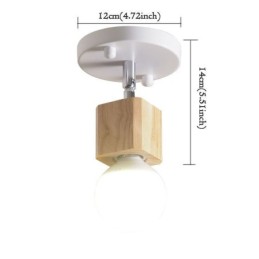 Mini holofote simples moderno luz de teto branca (luz única)