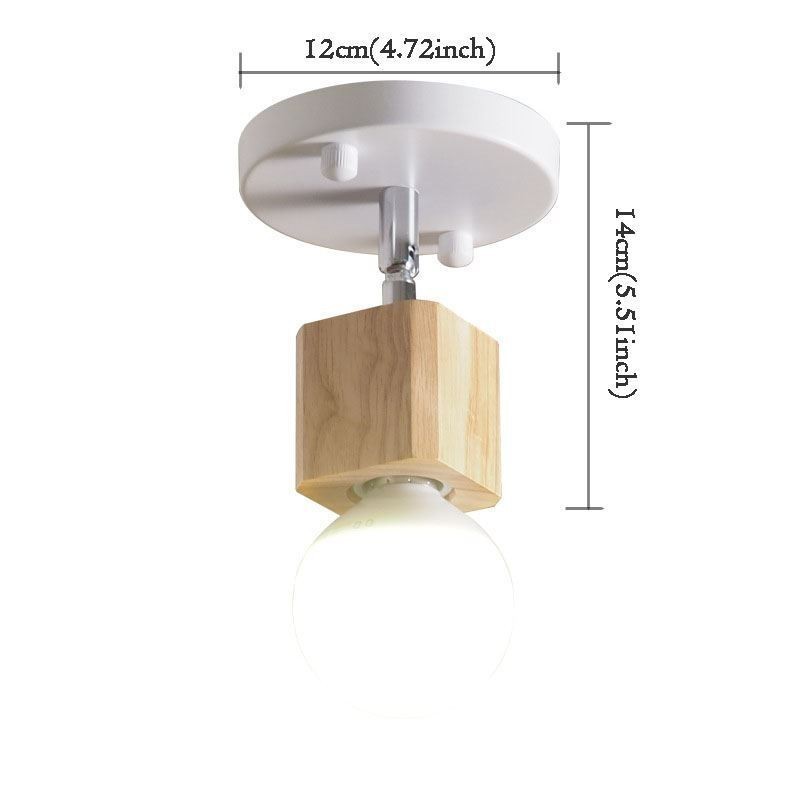 Mini holofote simples moderno luz de teto branca (luz única)