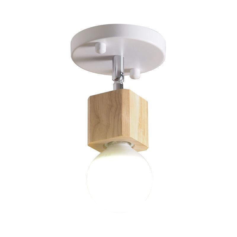 Mini holofote simples moderno luz de teto branca (luz única)
