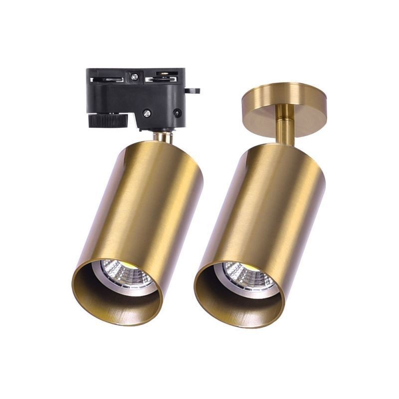 Modern Simple Spotlight Alumínio Trilho de teto Luz