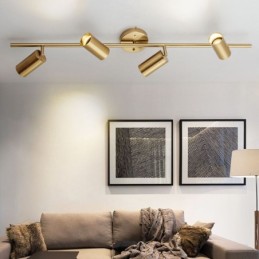 Modern Simple Spotlight Alumínio Trilho de teto Luz