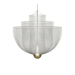 Nordic Grid Designer Criativo e Único Forma Arte Luminária Decorativa Pendente