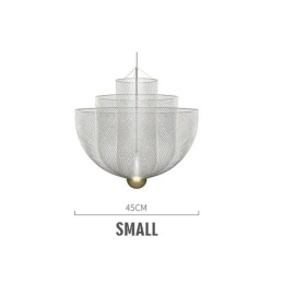 Nordic Grid Designer Criativo e Único Forma Arte Luminária Decorativa Pendente