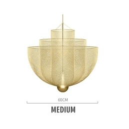 Nordic Grid Designer Criativo e Único Forma Arte Luminária Decorativa Pendente