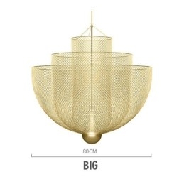 Nordic Grid Designer Criativo e Único Forma Arte Luminária Decorativa Pendente