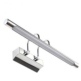 Luzes de espelho de aço inoxidável, luminárias de parede de banheiro de acrílico, luzes de maquiagem, branco frio, branco quente (tamanho: 57X13,5X15)