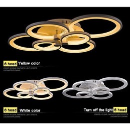 Luminária pendente de acrílico com design elegante