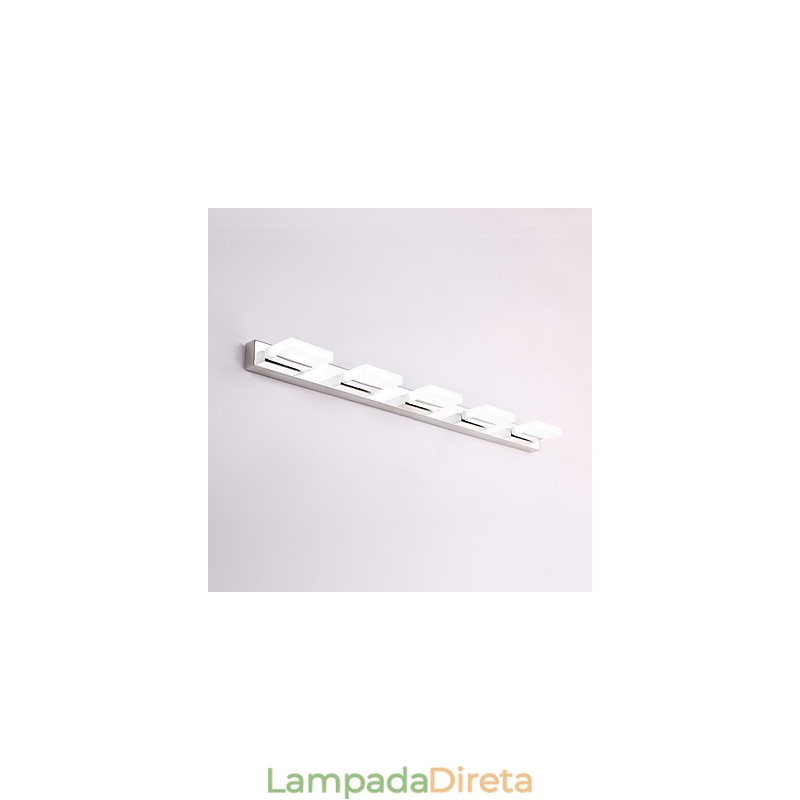 Apliques de parede Iluminação de banheiro Moderno Contemporâneo Metal