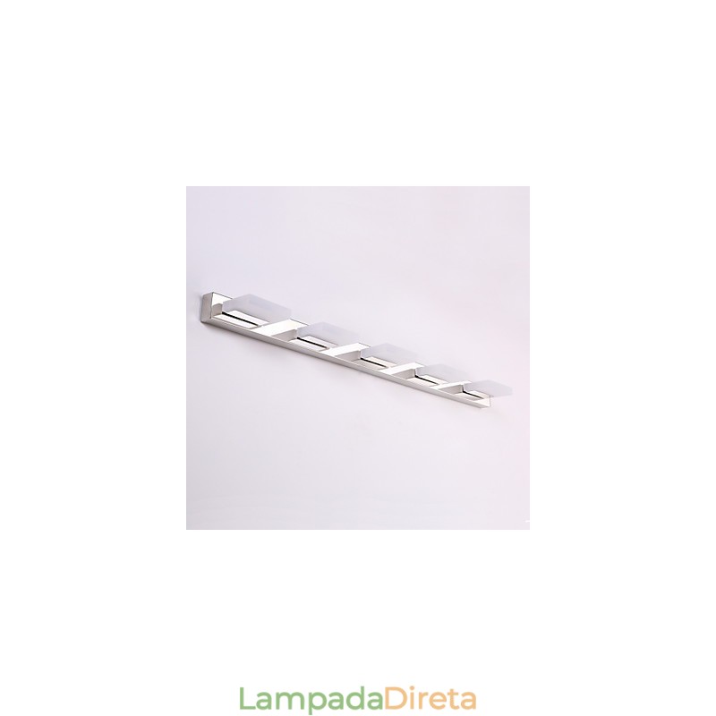Apliques de parede Iluminação de banheiro Moderno Contemporâneo Metal