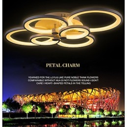 Luminária pendente de acrílico com design elegante