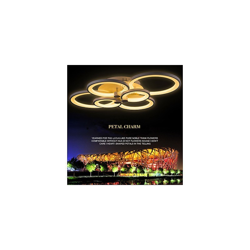 Luminária pendente de acrílico com design elegante
