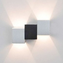 Mini Estilo Flush Mount Wall Lights Moderno Contemporâneo Metal