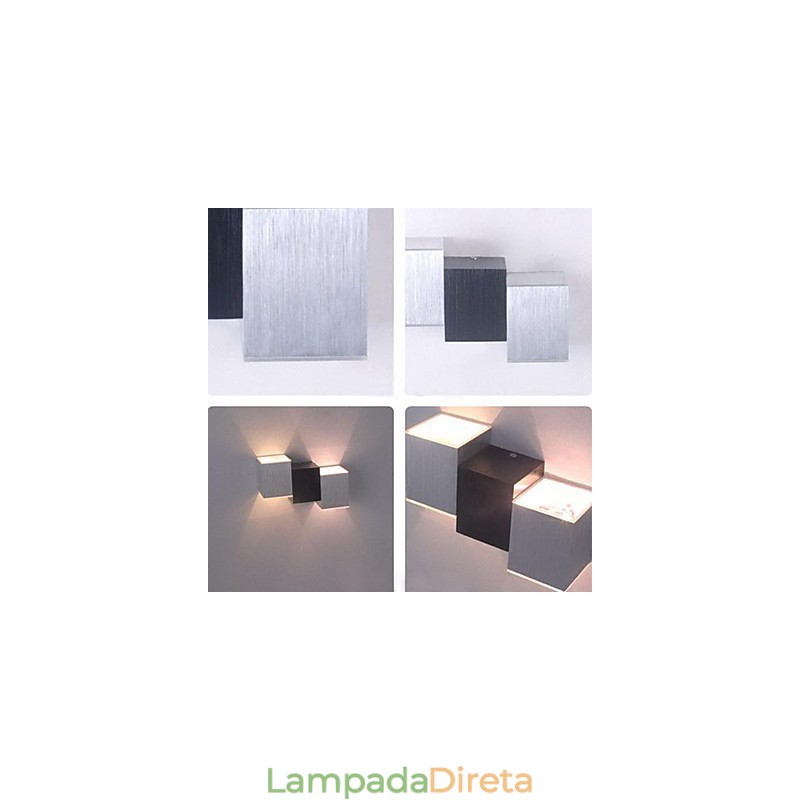 Mini Estilo Flush Mount Wall Lights Moderno Contemporâneo Metal
