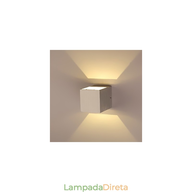 Luminária de parede moderna cores variadas