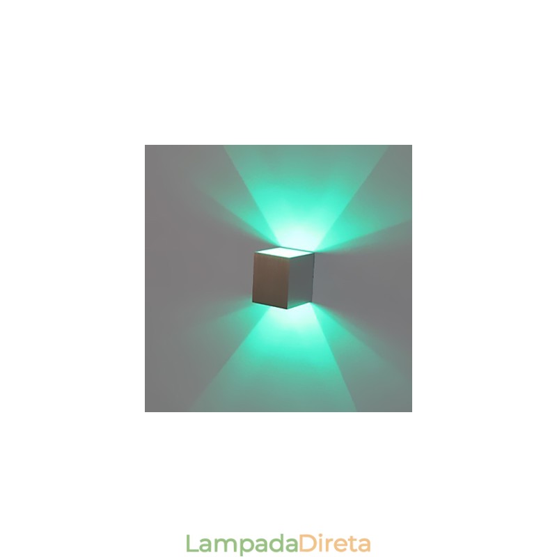 Luminária de parede moderna cores variadas