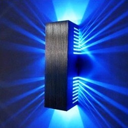Luminária de parede moderna com design de luz difusa 2 tons cúbicos