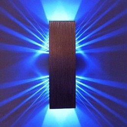 Luminária de parede moderna com design de luz difusa 2 tons cúbicos