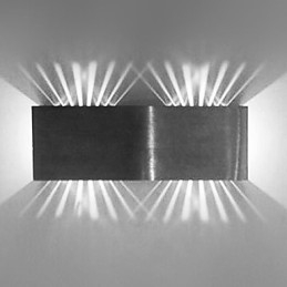 Luminária de parede moderna com design de luz difusa 2 tons cúbicos